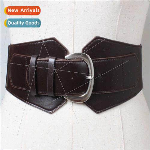 New 2022 a dress coat decorative belt female versatile elast