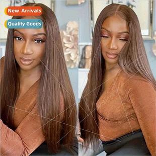 Wig Front Lace Europe Length Brown Medium Chemi Fashion
