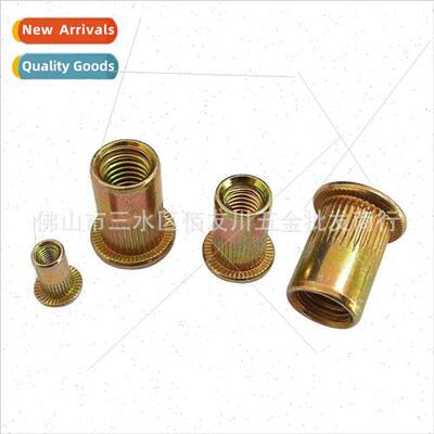 Rivet Nut US 6-32 8-32 1/4 Nut Color zinc plated knurled ver