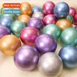 inch round thickened balloon latex Shuaian metallic