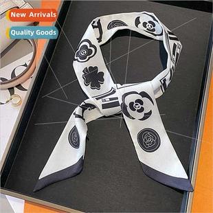 winter thin narrow Korean strip fall small scarf new