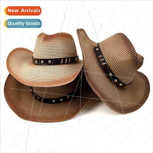 Spray paint cowboy straw hat windprowh accessories western c