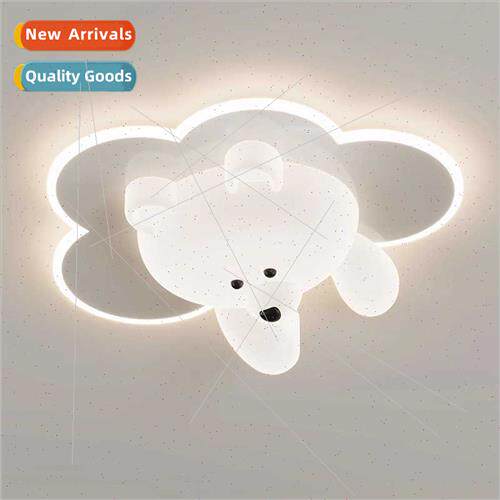 Creative bear bedroom lamp cream wind simple can love eye pr