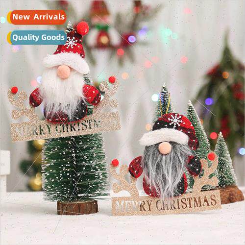 Creative new Christmas decorations Christmas e old man lette