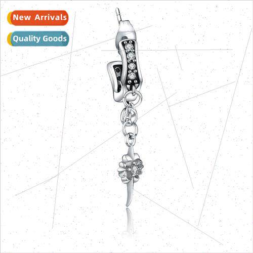 Korean  simple metal personaly creative  earrings oil drop f