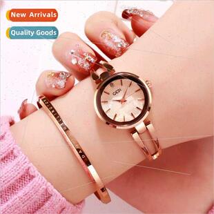 Small disk exquise alloy watch women antique simple thin bel