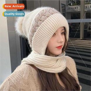 wint winter warm female all one fall Hat hundred scarf