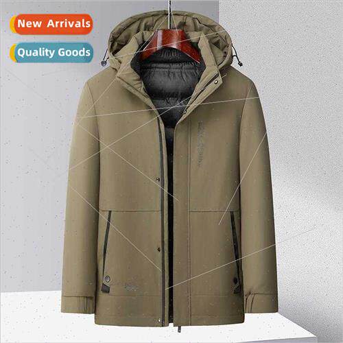 Middle-aged elderly cotton jacket men winter cold warm grand