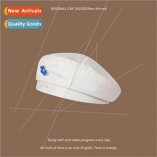 Korean  sweet cool black beret children cute small flowers l