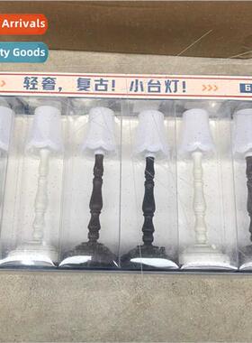 Creative retro small table lamp bedroom bedside lamp mini ni