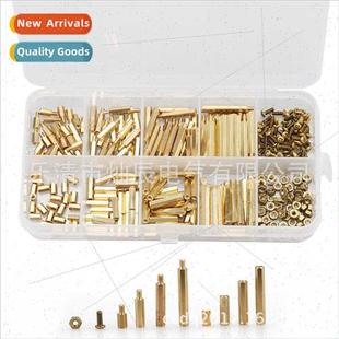 Copper Studs 320PCS Nails Hexagonal Brass Isolated Boxed