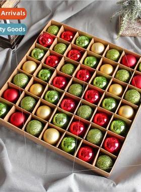 Christmas light up color ball plating ball gift set Christma