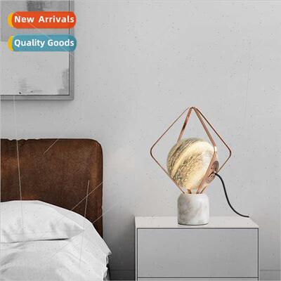 Modern Scandinavian ins marble planet table lamp creative mi