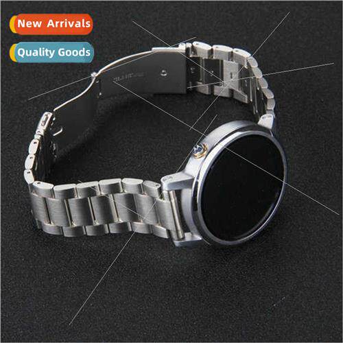 适用millet watch s1 three beads solid steel strap millet COL