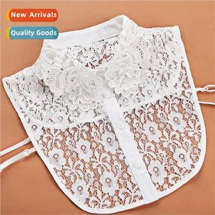 Women fake shirt collar Fake collar fashion lace hollow fake
