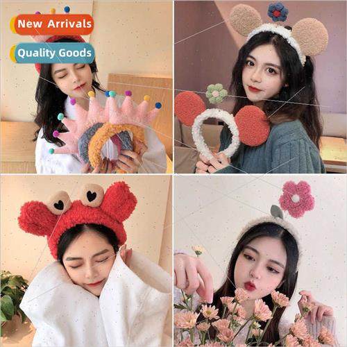 Hair bands female Korean plush cute adult wash face makeup m