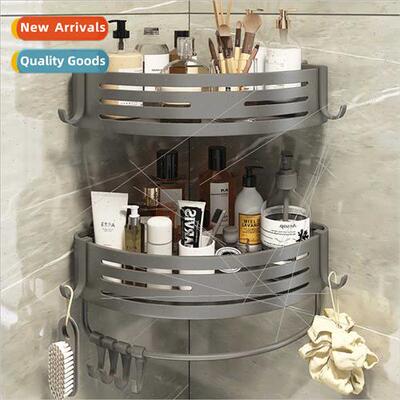 Bathroom Triangle Shelf Space Aluminum Bathroom Corner Shelf