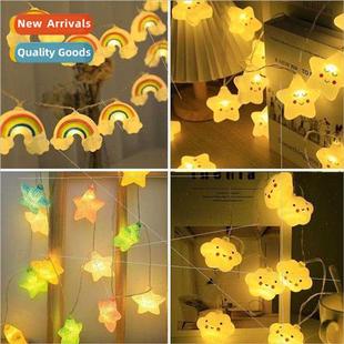 lights string full Led rainbow flashing stars color