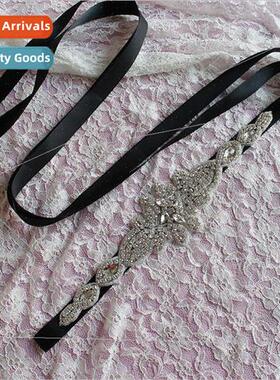 XW58-2 Bridal Rhinestone Belt Europe Wedding Waistband Gowns