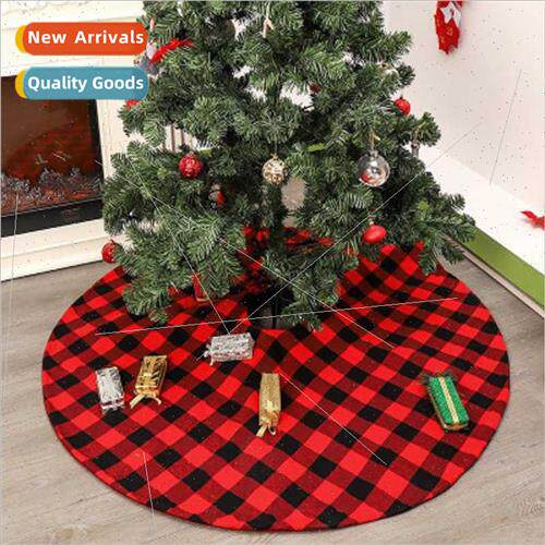 New black red plaid Christmas e skirt Christmas hotel shoppi