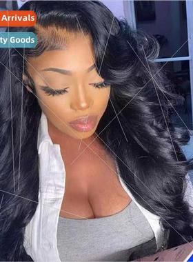 Wigs Front Lace Wigs Europe Ladies Long Curly Hair Black Big