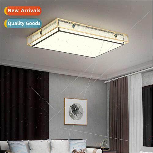 Copper faceted workshop new chinese ceiling lamp living room