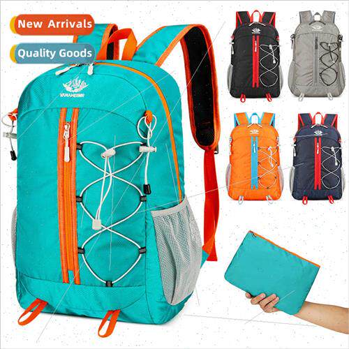 Outdoor backpack lightweight foldable portable men women sho