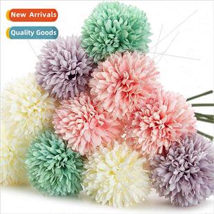 ins simulation ping pong hydrangea bouquet table living room