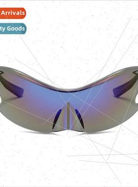 5113 amese Shaped Rimless Y2K Sports Sunglasses 2023 Persona