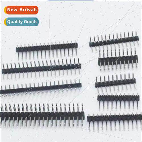 2.54mm single row of posively curved iron pin reverse curved