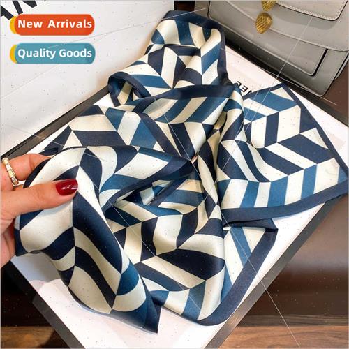 lk scarf female spring Korean  hundredfold double-sided doub
