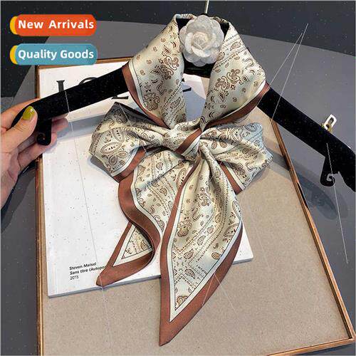 2021 new Korean  cashew pattern imation silk small silk scar