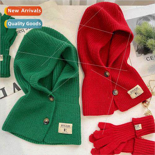 2022 new hats women coarse knted wool cap autumn winter wh b