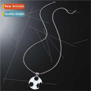 Jewelry Europe fashion hip-hop stainless steel soccer ball p