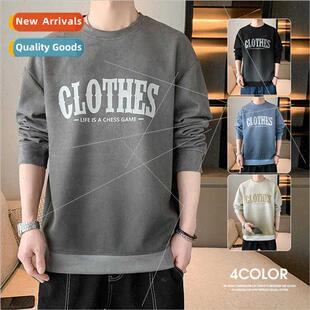 teenage Korean velvet Autumn deerskin new tops Spring men