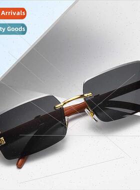 s8034 wood grain leopard head sunglasses women 2022 new diam