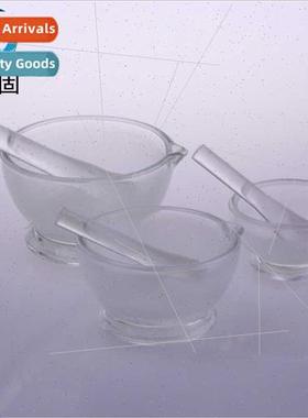 Glass mortar pestle 90mm Chinese medicine mortar pestle Bowl