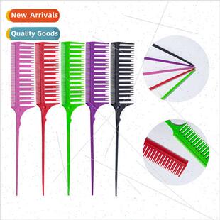 Hair salon hair coloring comb carbon fiber double-sided poin
