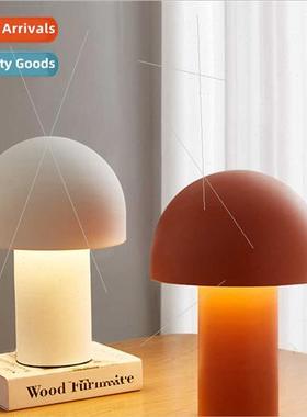 New mushroom table lamp Scandinavian home study ambient ligh