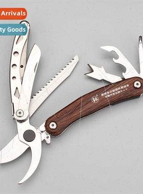 Outdoor garden scissors wh multiple usage combinations folda