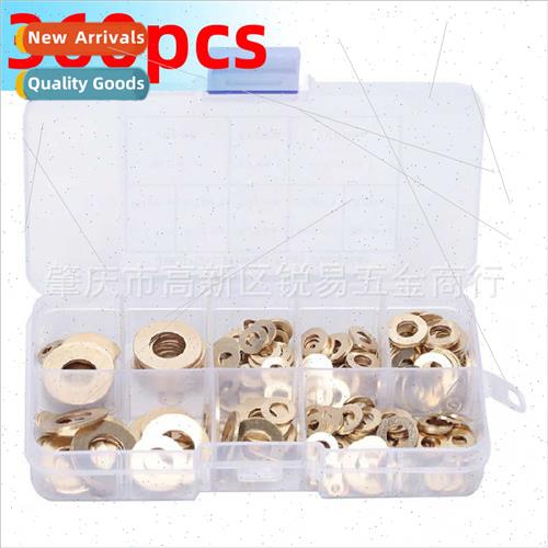 360pcs boxed M2-M10 brass flat washers metal retaining ring