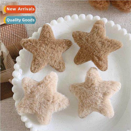 Mirador star hair clips curry pentagram hair clips fur duckb