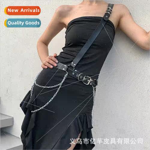 New dark spicy girl wind ladies pants belt nd hip-hop Europe