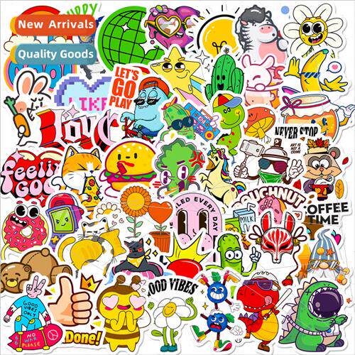 50 Mix and Match Nettie Stickers Shrimp Peel New Cartoon Cut