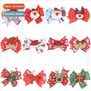 clips hair female antlers New bow Christmas