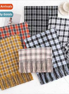 Fashion Englplaid imation cashmere scarf autumn winter new c