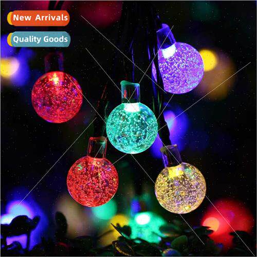 LED Solar Bubble ghts String Bubble Balls Colorful ghts Stri
