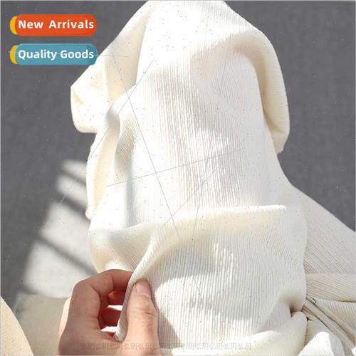 2023 new bubble milkfoam wide-leg pants ice silk macaron su