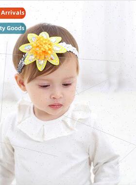 2017 new Korean  sunflower diamond children hair accessories