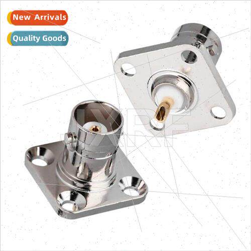 RF Connector BNC-KFD BNC Female 4-hole Square Plate Solder H